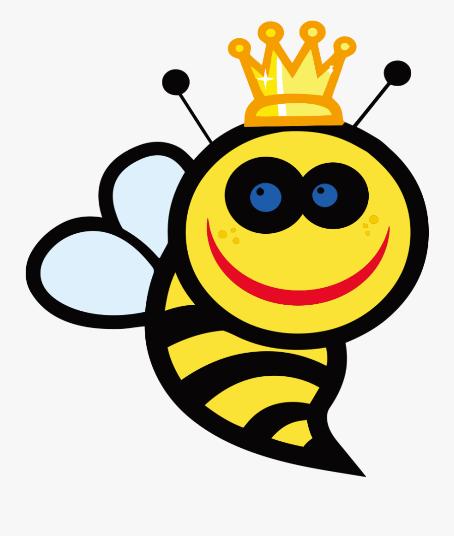 Clip Art Queen Bee Clipart - Bumblebee Vinyl Decal, Transparent Clipart