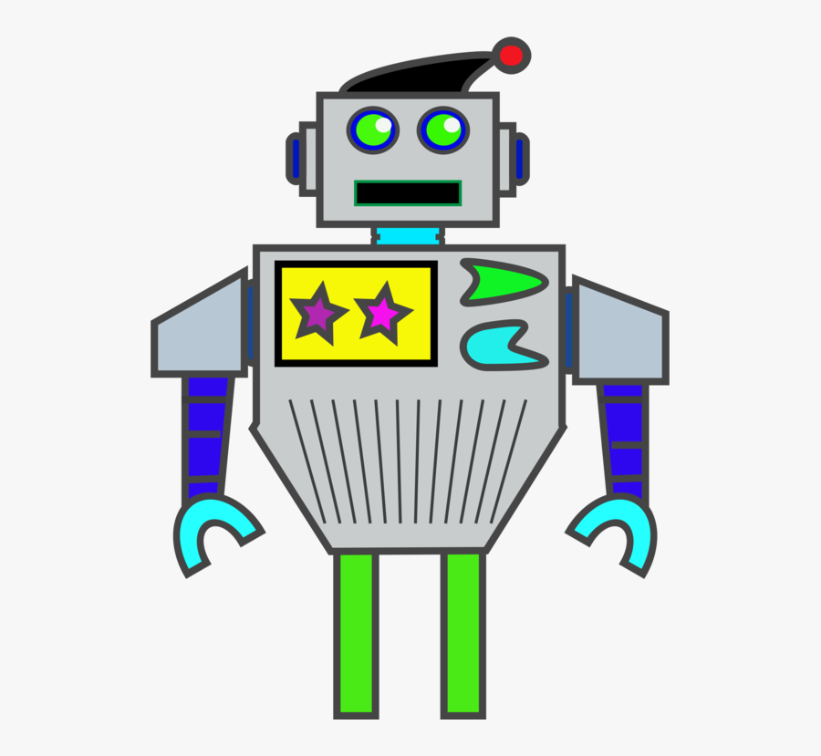 Artwork,line,technology - Robot Drawing With Color, Transparent Clipart
