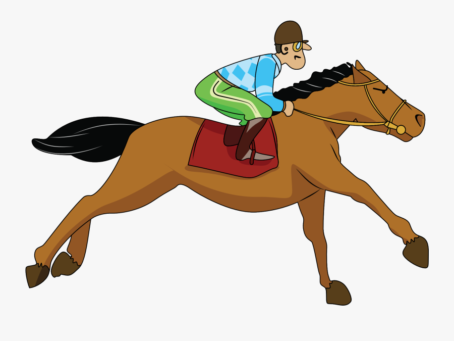 Horse Racing Clipart Kid - Jockey Clipart, Transparent Clipart