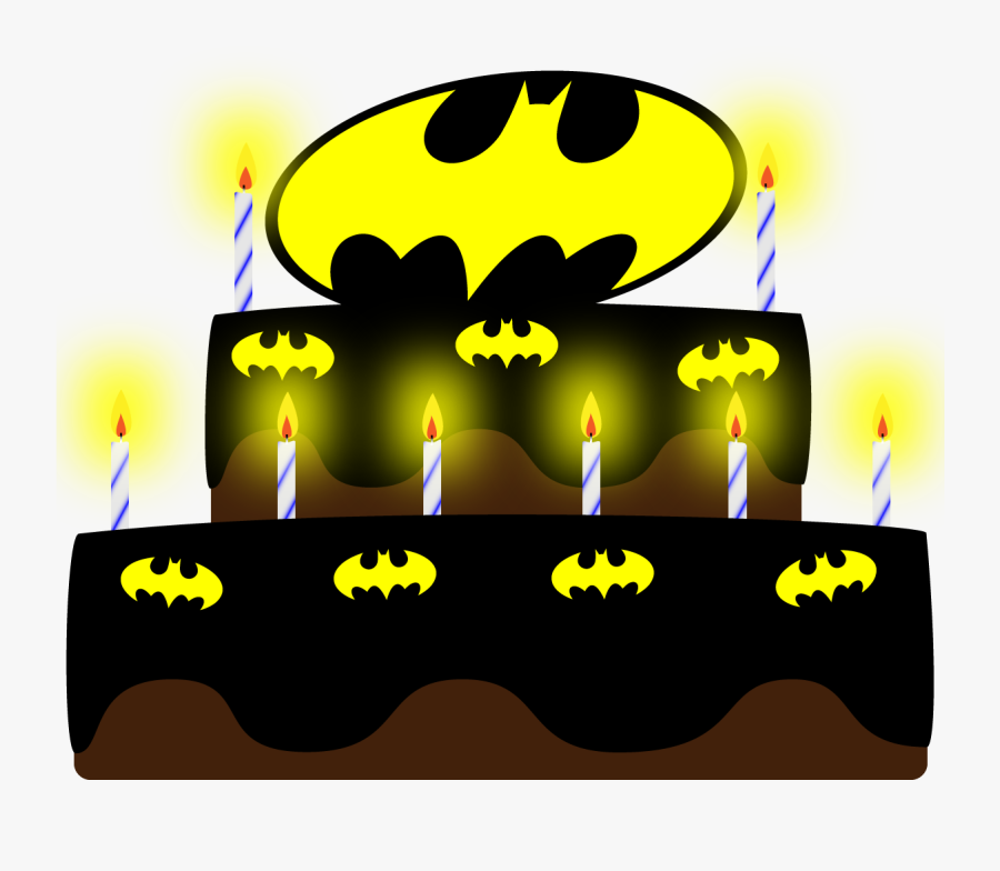 Gothamrogue Batman Birthday Cake - Happy Birthday Batman Png, Transparent Clipart
