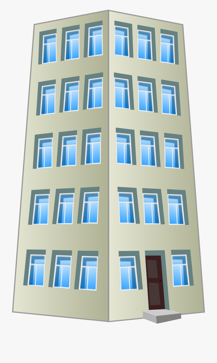 Clipart - Building Clip Art, Transparent Clipart