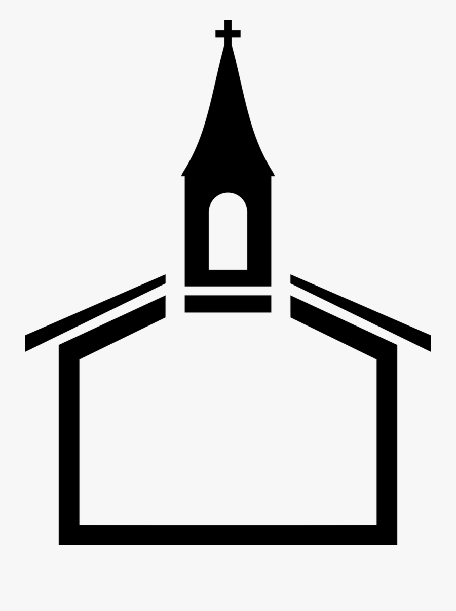 Steeple Clipart Free Church - Church Outline Png, Transparent Clipart