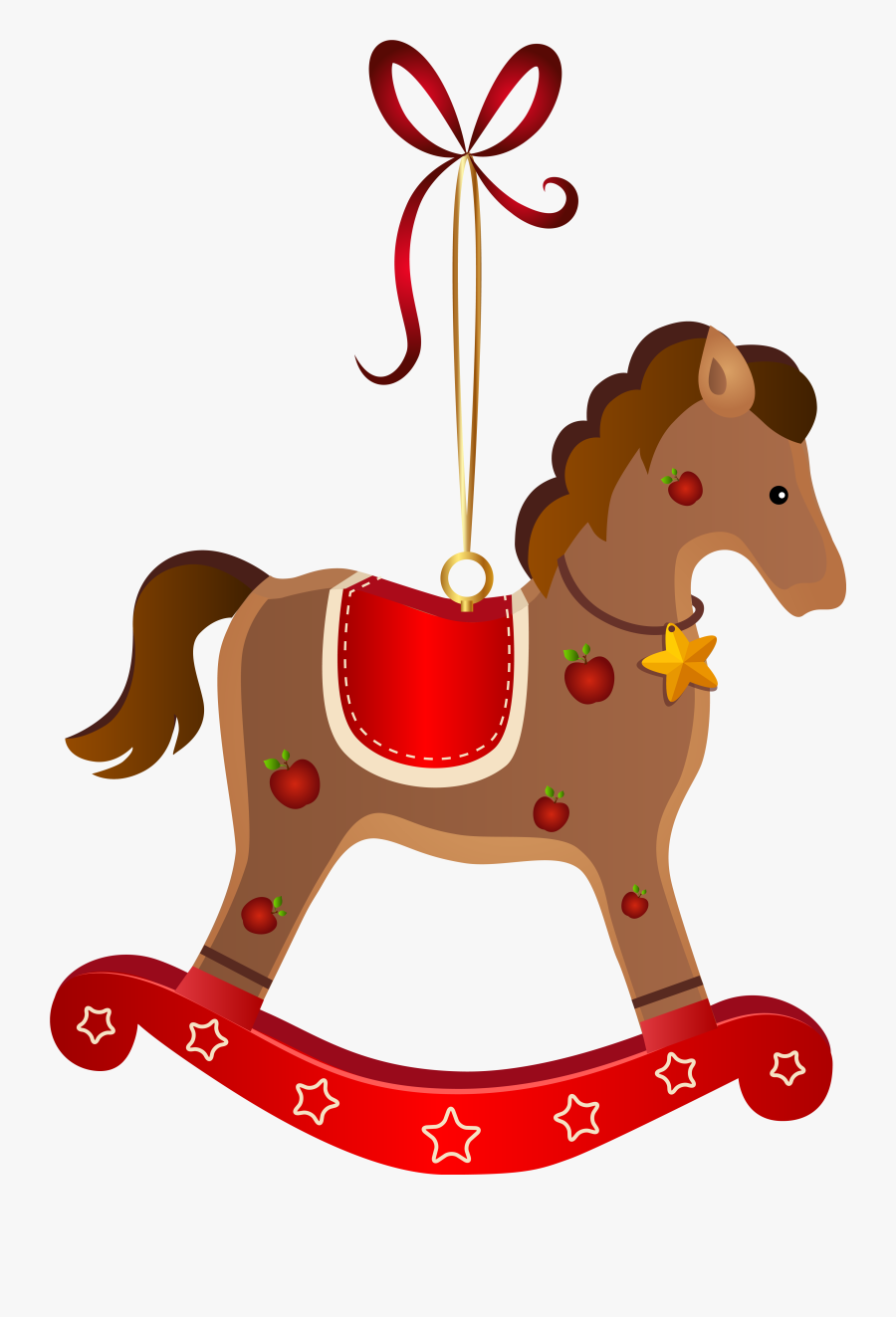 Horse Clipart For Kids - Christmas Rocking Horse Clipart, Transparent Clipart