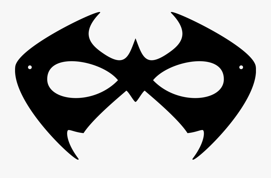 Nightwing Mask Template , Free Transparent Clipart ClipartKey