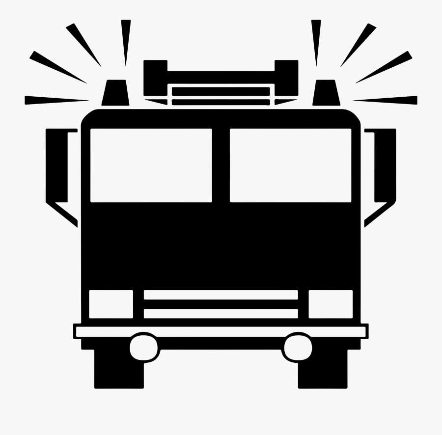 Fire Truck Silhouette Clip Art At Getdrawings - Fire Truck Silhouette Clipart, Transparent Clipart