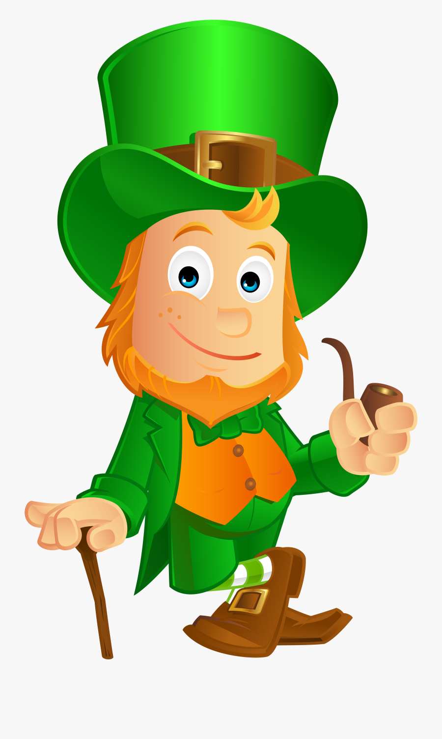 Happy St Patricks Day Leprechaun Png - Leprechaun St Patrick's Day Clipart Png, Transparent Clipart