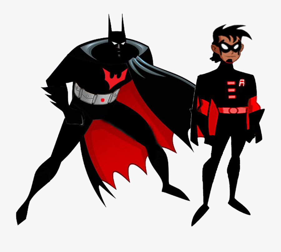 Batman And Robin Beyond By Stick Man Clip Art - New Batman Adventures Robin, Transparent Clipart