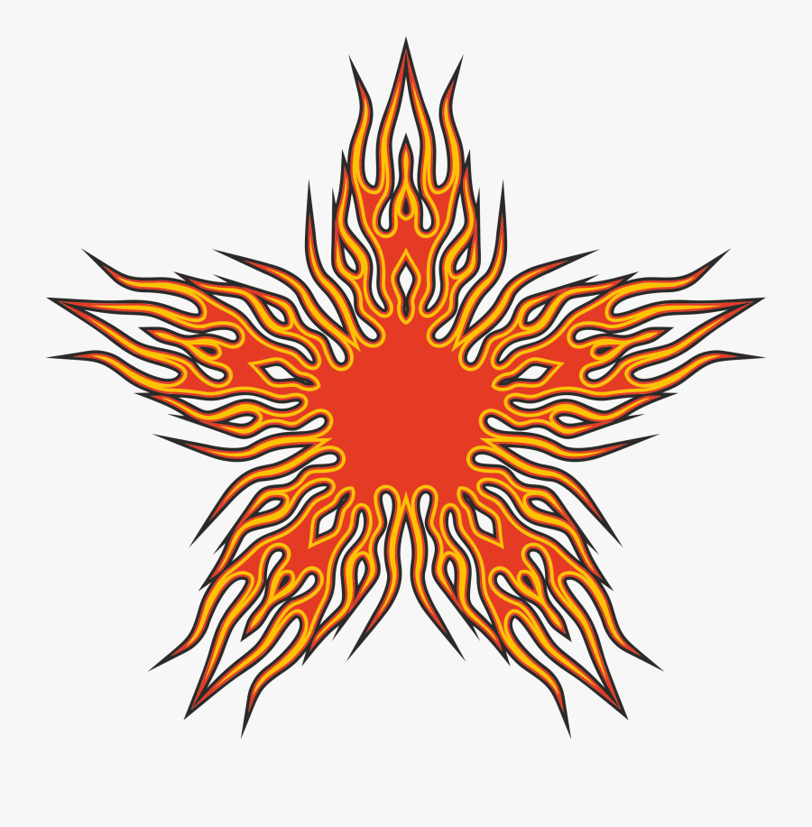 Clip Art Abstract Flames - Dallas Cowboys Dc, Transparent Clipart