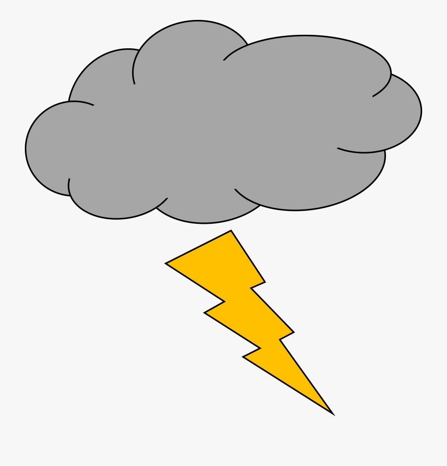 Lightning Thunder And Clipart Transparent Png - Thunder And Lightning Clipart, Transparent Clipart