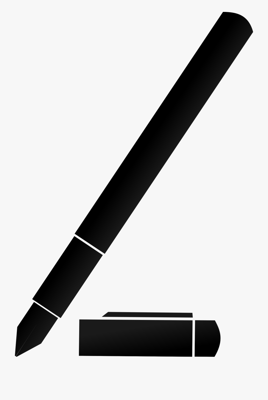 Turkey Pen Clipart Black And White - Black Pen Clipart, Transparent Clipart
