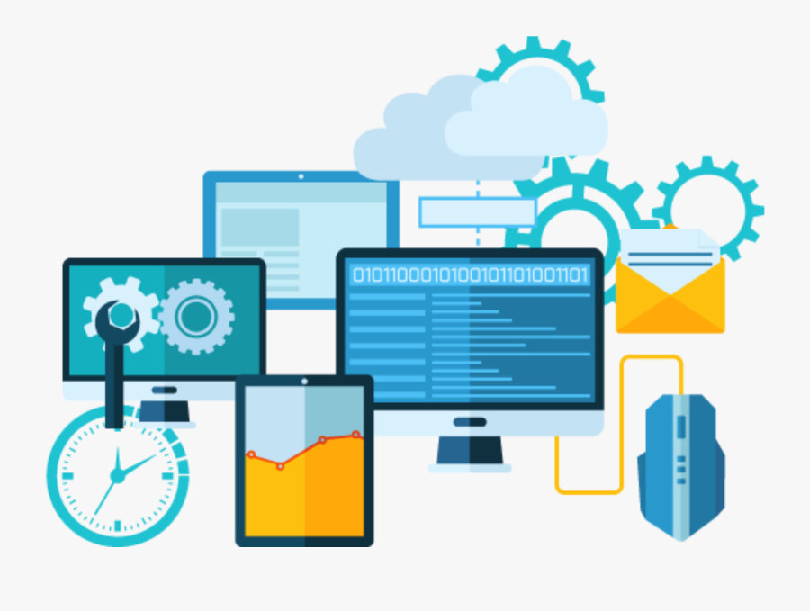 Technology Graphic Showing Different Kinds Of Technology - Technology Transparent, Transparent Clipart