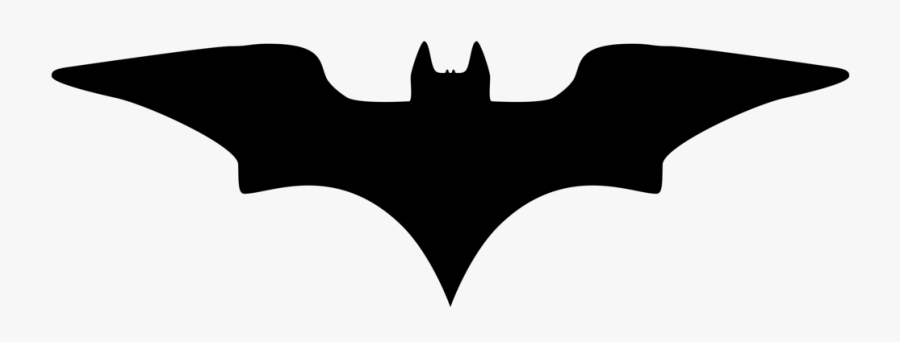Batman Logo Silhouette - Logo Batman Lego Png, Transparent Clipart