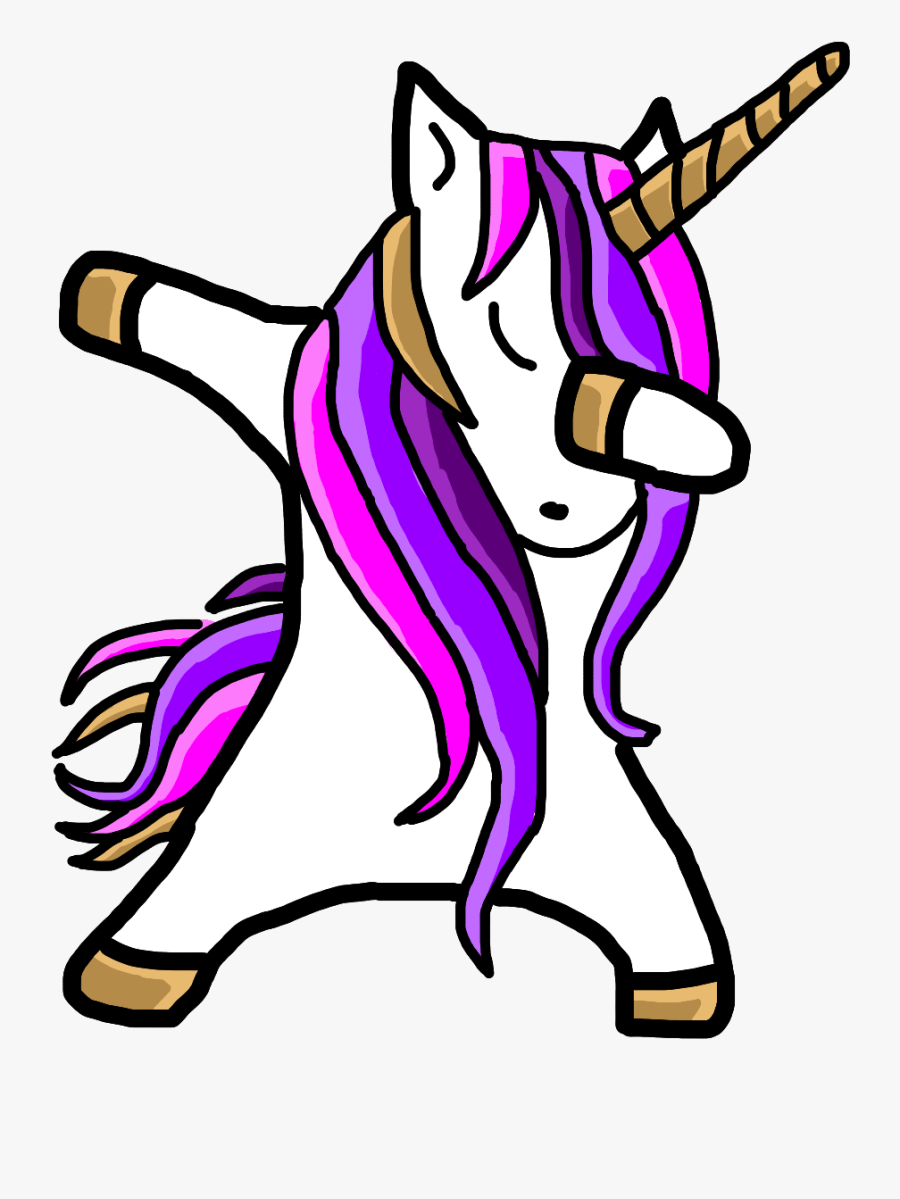 Unicorn Dab Horse Clip Art - Dabbing Unicorn No Background, Transparent Clipart