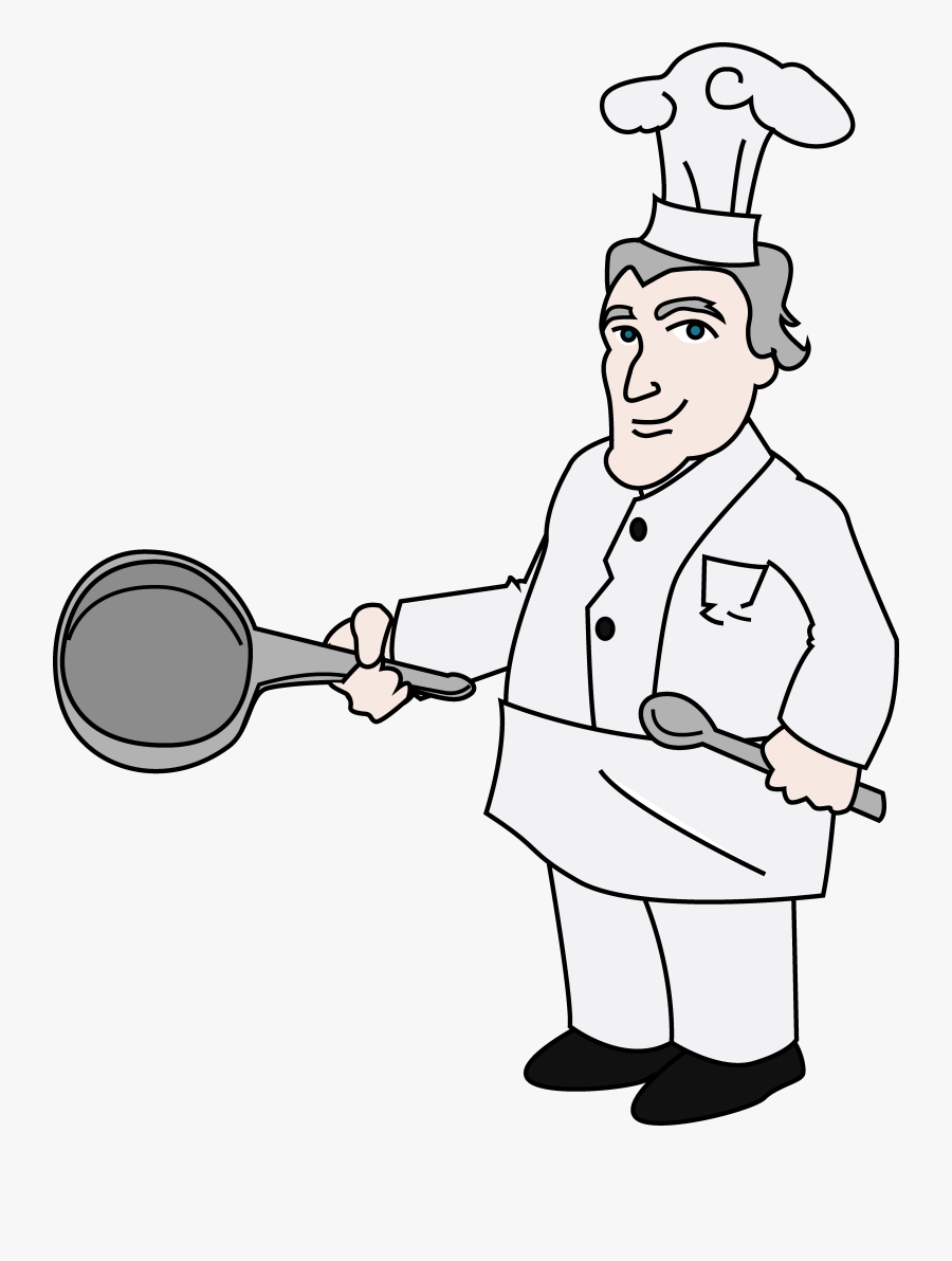 Chef Clipart Illustration Free Clip Art - Cooking Chef For Drawing, Transparent Clipart