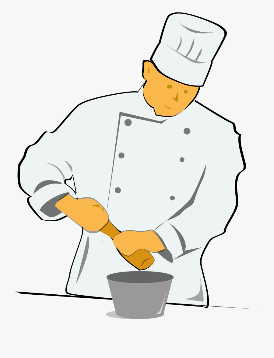 Clip Art Svg Royalty Free - Cooking Clipart Chef, Transparent Clipart