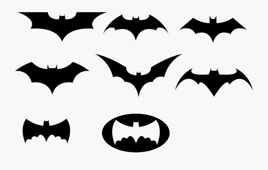 Batman Black And White Logo Clipart Transparent Background - Logo Batman Transparent Background, Transparent Clipart
