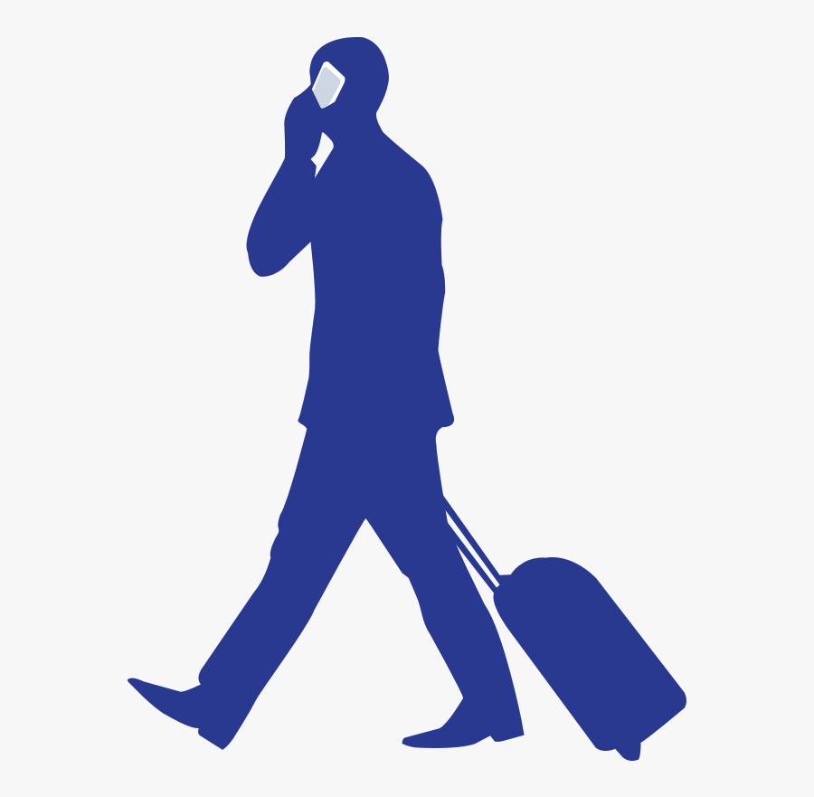 Business Travel Cliparts - Businessman Clipart, Transparent Clipart