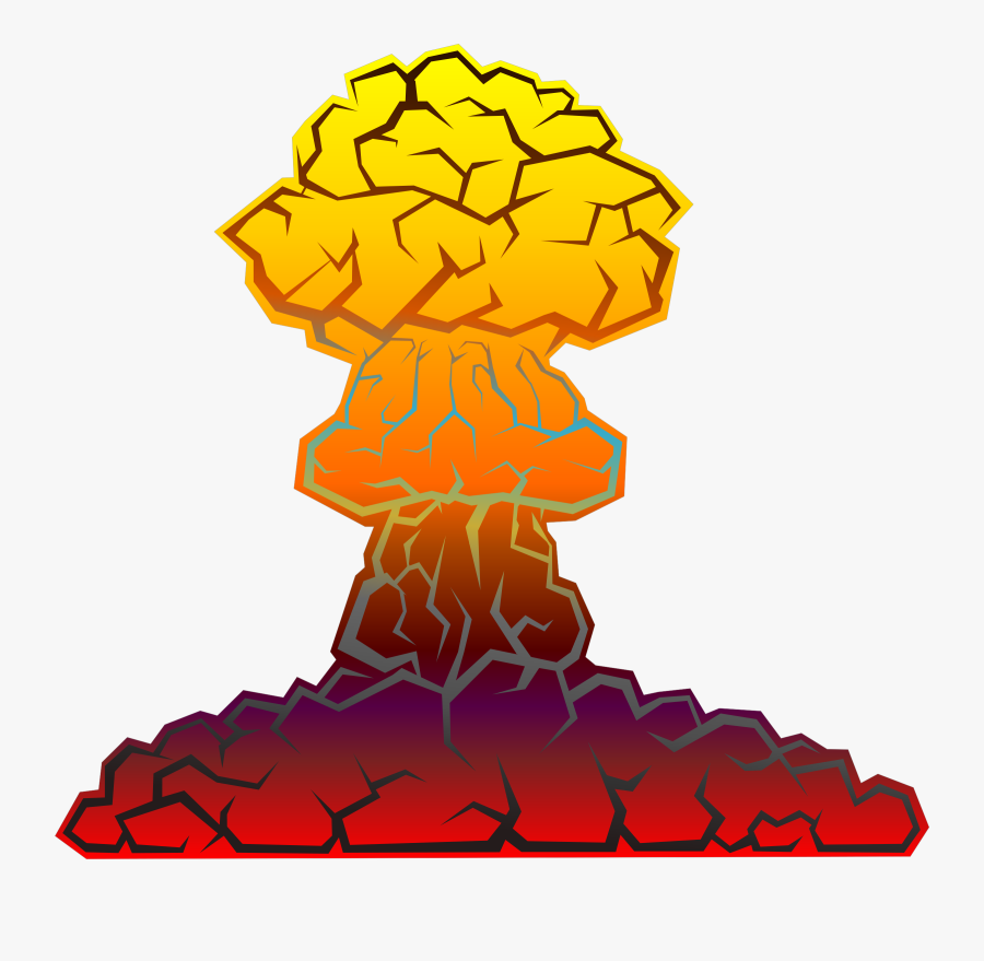 Bomb Explosion Clipart Clipartcow - Nuclear Explosion Gif Png, Transparent Clipart