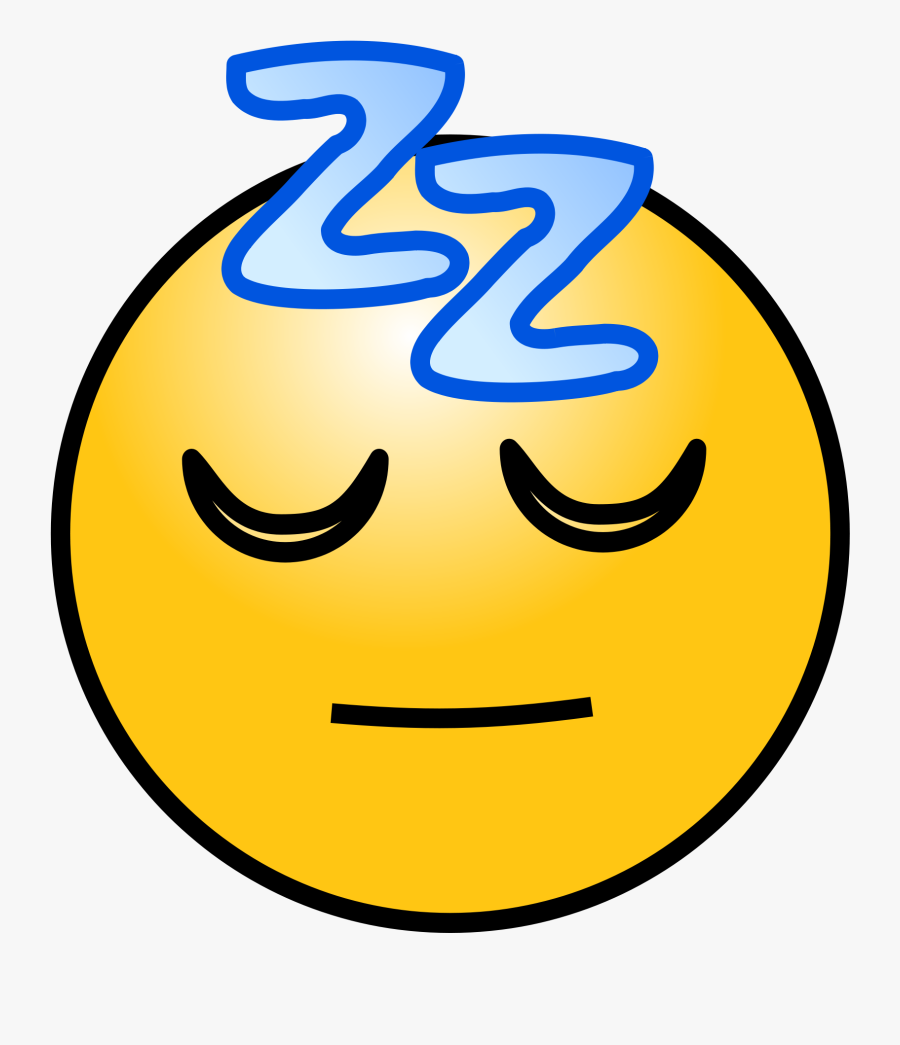 Sleeping - Moon - Clipart - Sleepy Face Clipart, Transparent Clipart