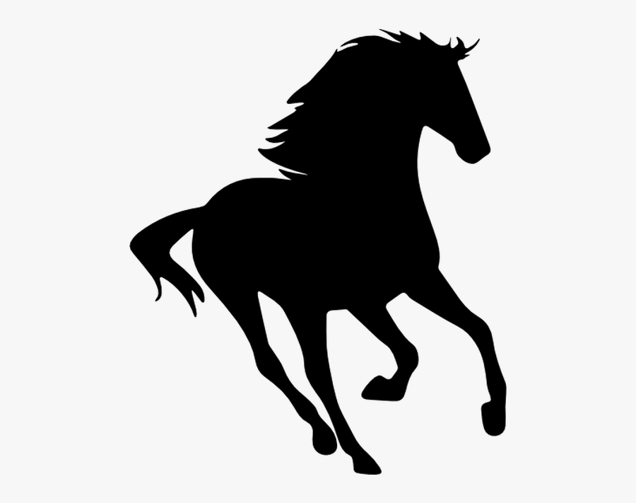 Standing Silhouette Drawing Clip Art Transprent Png - Transparent Horse Silhouette, Transparent Clipart