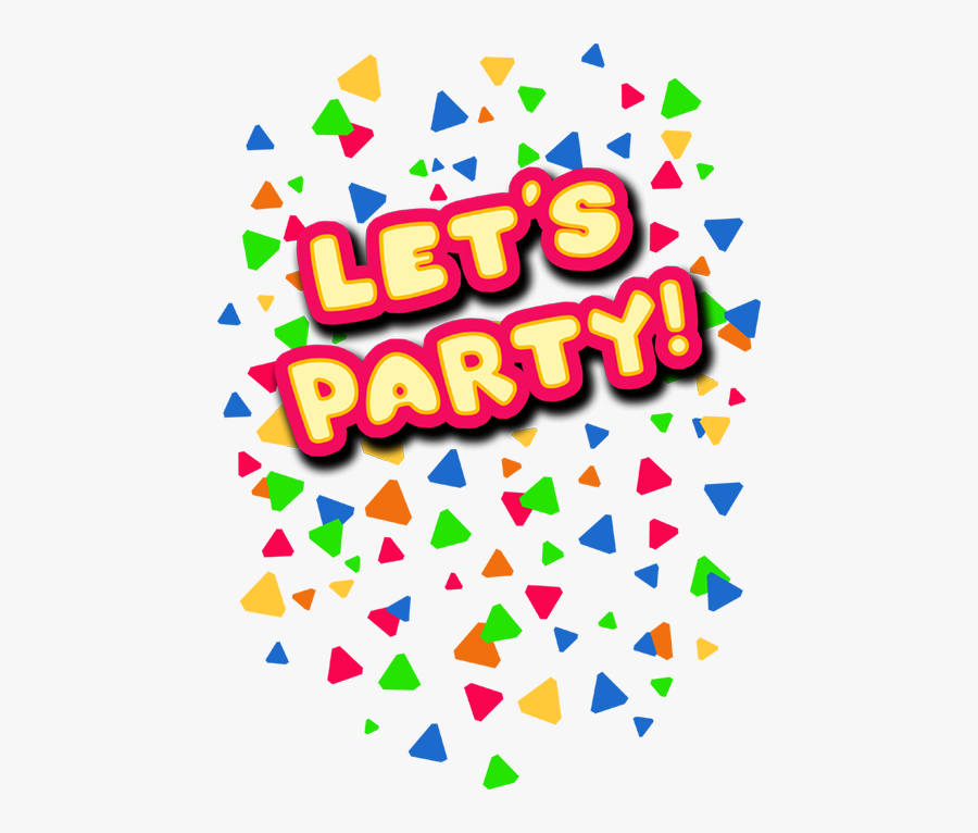 Confetti Clipart Fnaf - Toy Chica Lets Party, Transparent Clipart