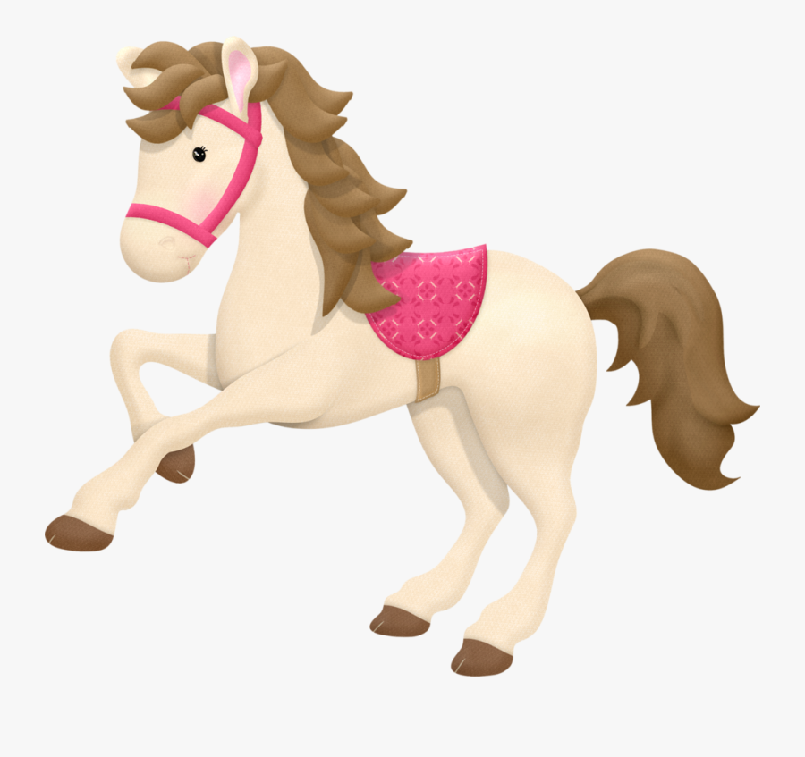Cow Girl And Horse Clip Art, Transparent Clipart
