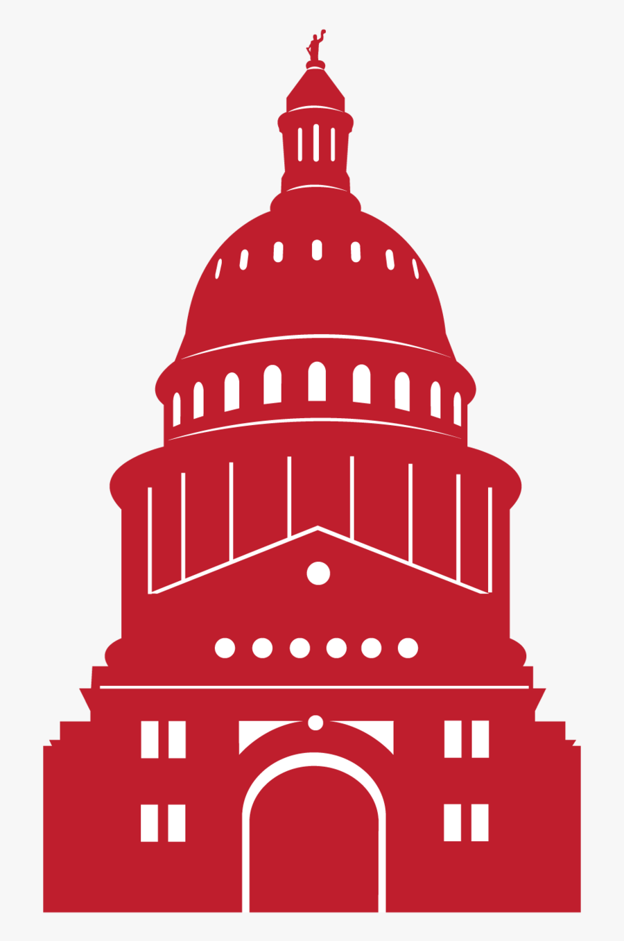 Clipart Download Grill - Austin Texas Capitol Dome Vector, Transparent Clipart