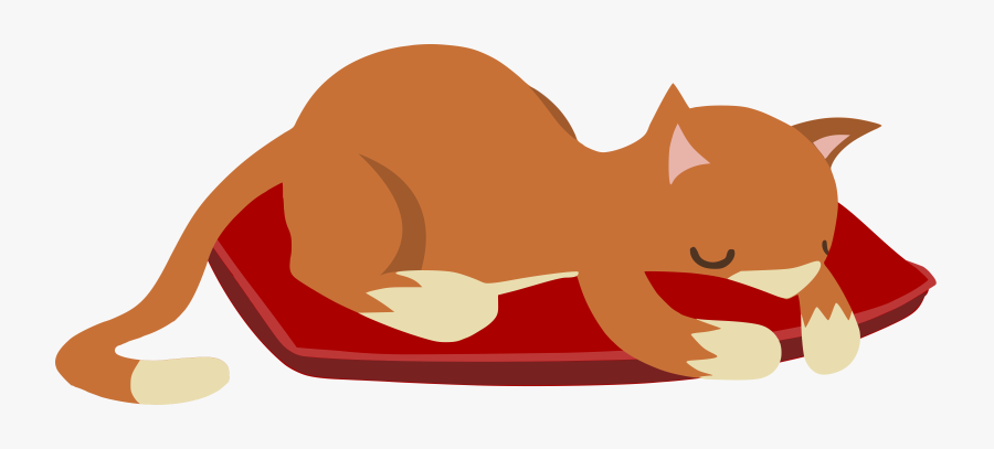 Sleeping Cat From Glitch Png Library Stock - Sleeping Cat Clipart Png, Transparent Clipart