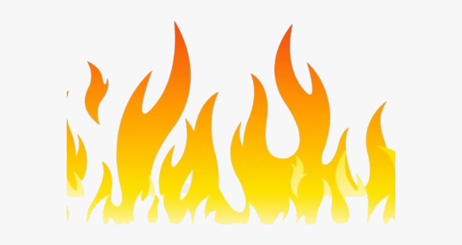 Flame Fire Flames Clipart Bottom Border Transparent - Free Vector Flames, Transparent Clipart