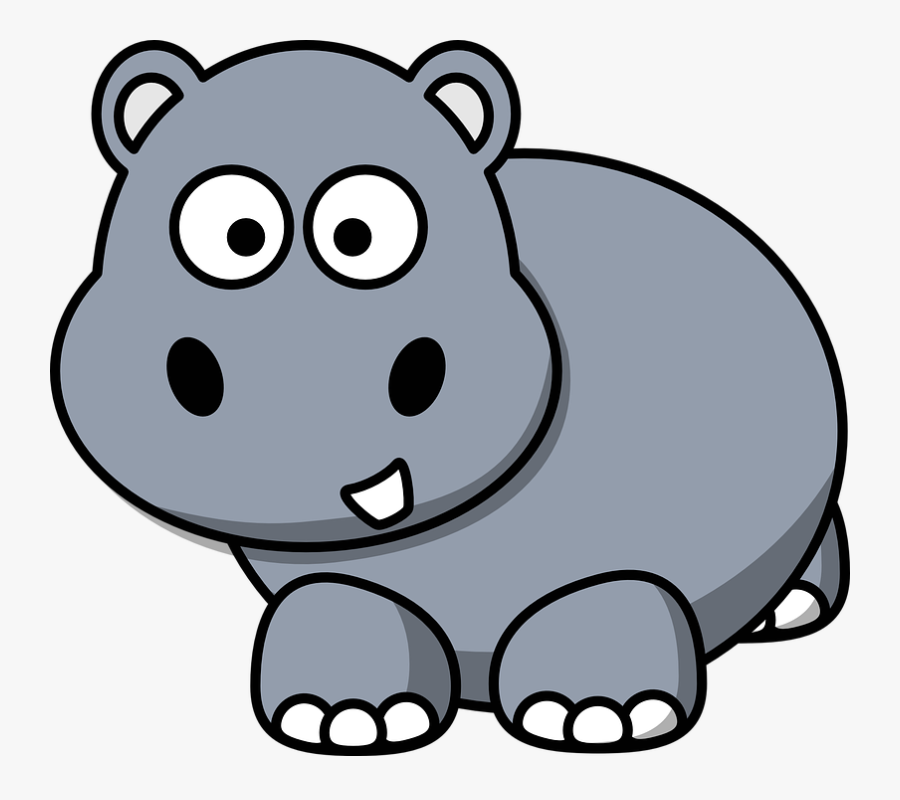 Animals Clipart Transparent Background - Clipart Hippo, Transparent Clipart