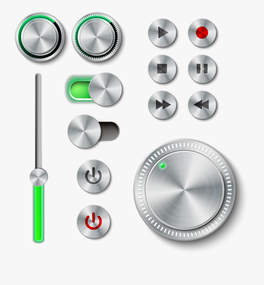 Play Button Vector Circle Font Technology Clipart - Circle, Transparent Clipart