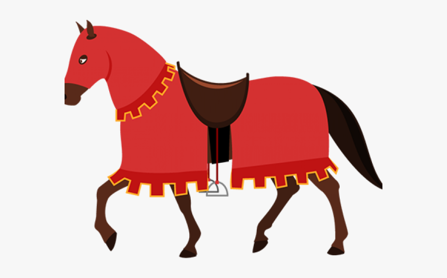 Horse In A Castle Clipart, Transparent Clipart