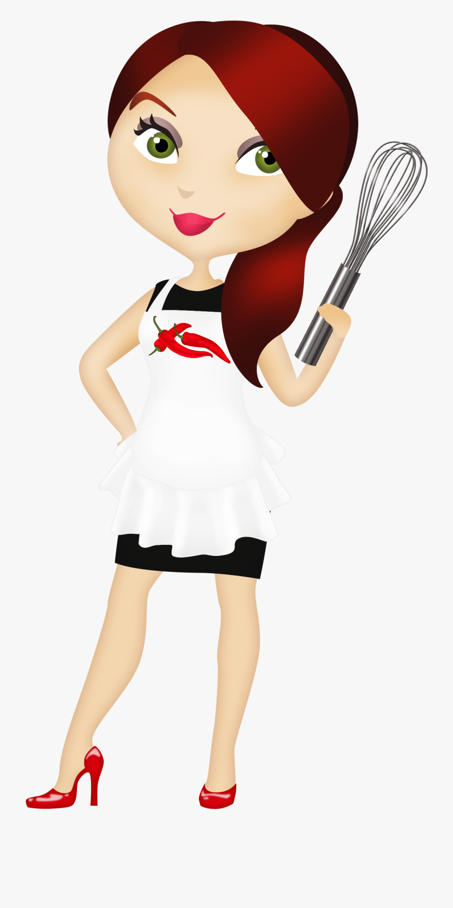 Chef-clipart - Female Chef Cartoon Png, Transparent Clipart