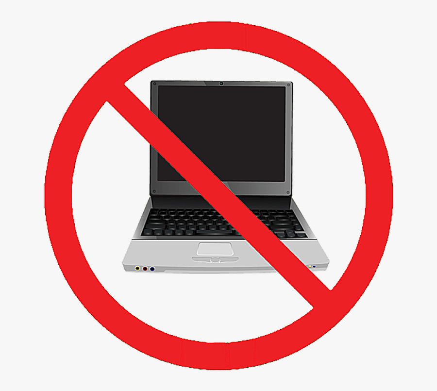 No Technology Clipart - Rules Of Using The Computer, Transparent Clipart