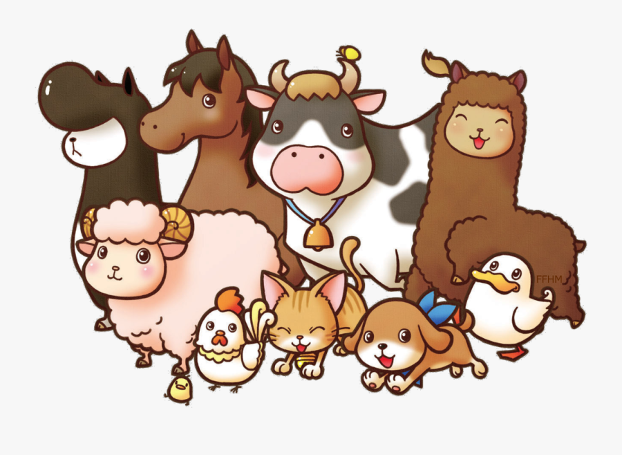 Farm Animals Clipart Transparent - Harvest Moon Game Animals, Transparent Clipart