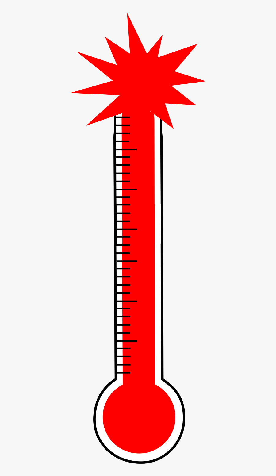 Thermometer Hot Clipart - Cartoon High Temperature Thermomet