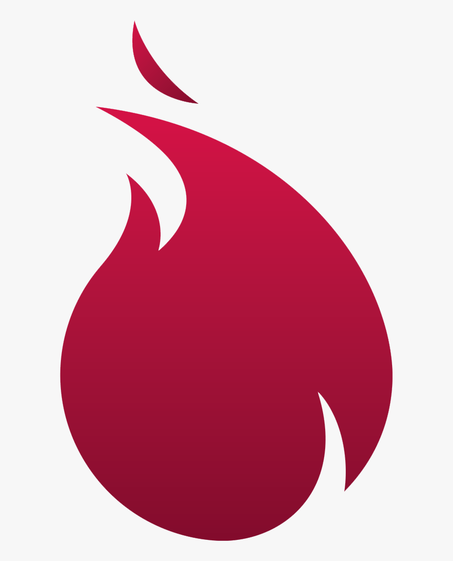 Flames Clipart Single - Emblem, Transparent Clipart