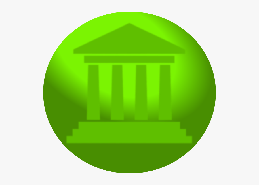 Green Capital Building Svg Clip Arts - Clip Art, Transparent Clipart