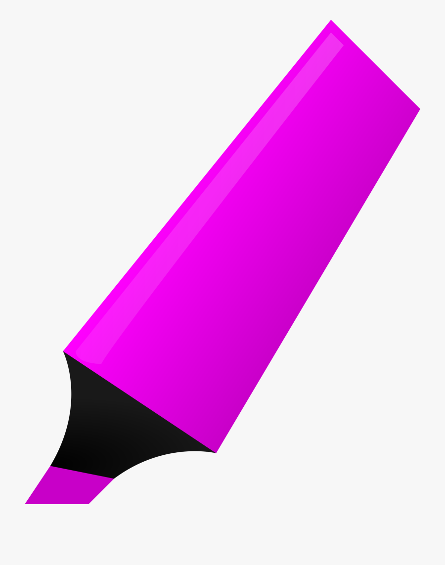 Pink Highlighter Clipart, Transparent Clipart