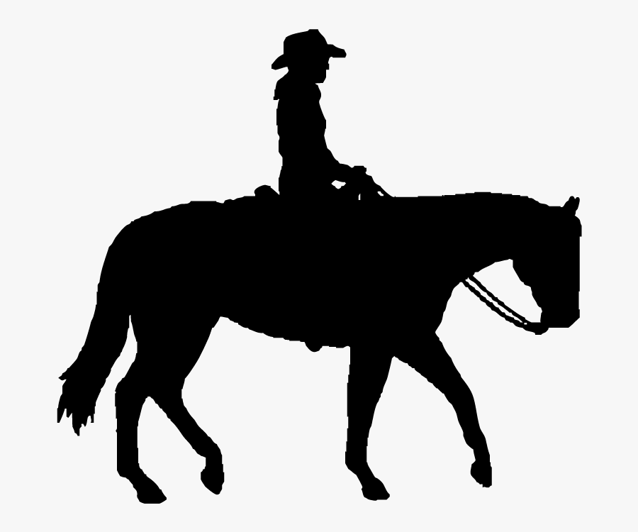 Dallas Cowboys Horse Clip Art - Cowboy On Horse Silhouette Png, Transparent Clipart