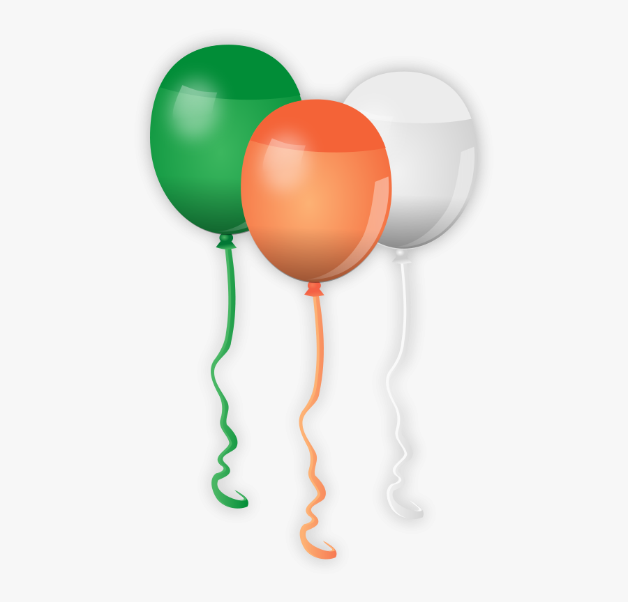 Free Clipart - St - Patricks - Balloons - Gnokii - Blue Red White Balloon, Transparent Clipart