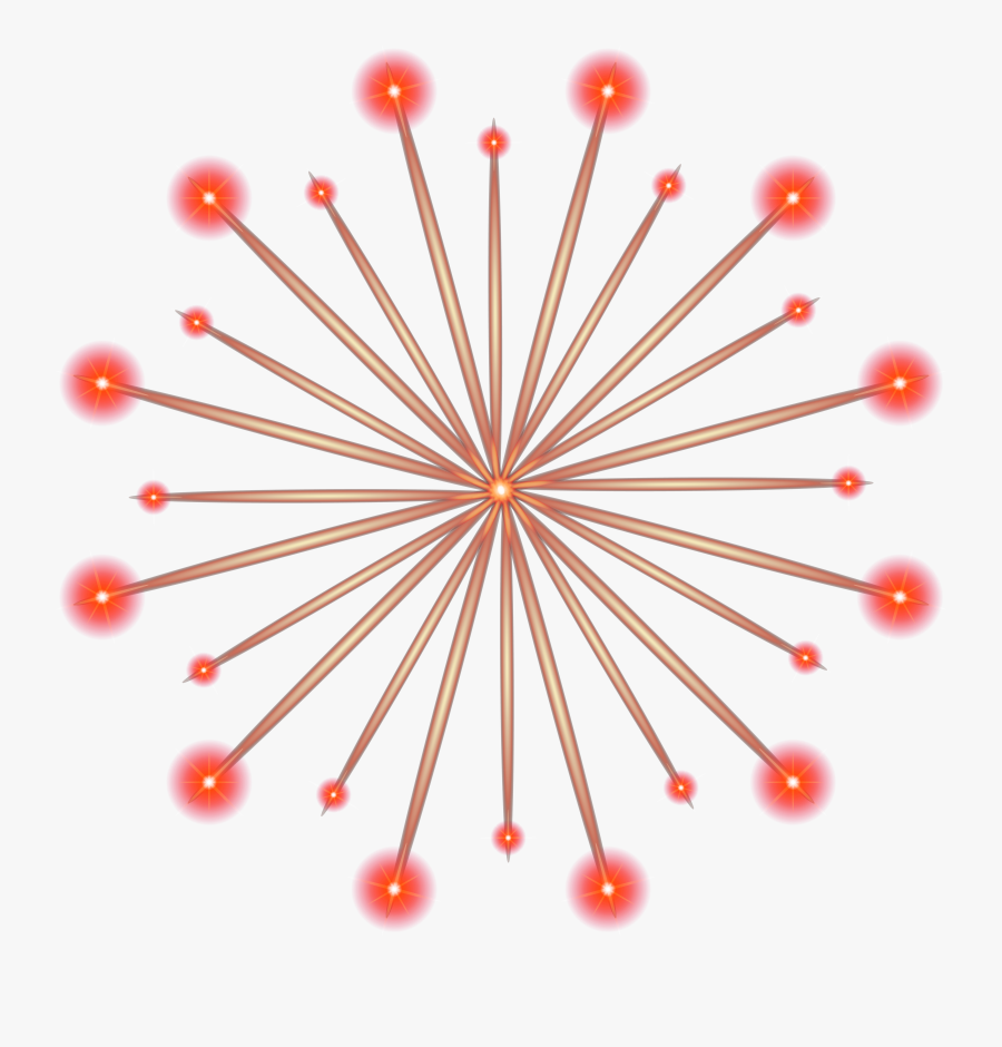 Fireworks Clipart Orange - Chakra Png, Transparent Clipart