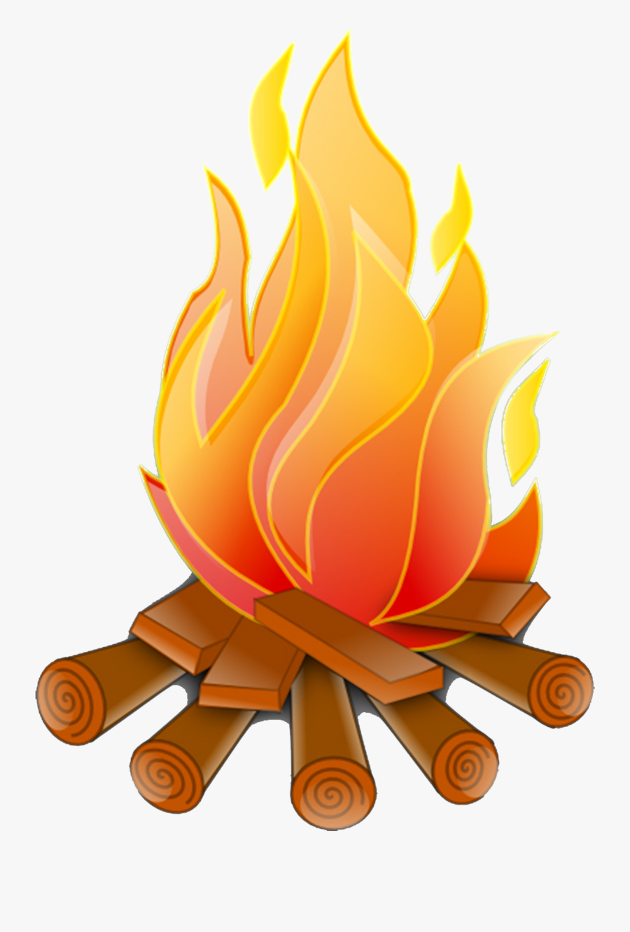Transparent Flames Clip Art - Clipart Fire, Transparent Clipart