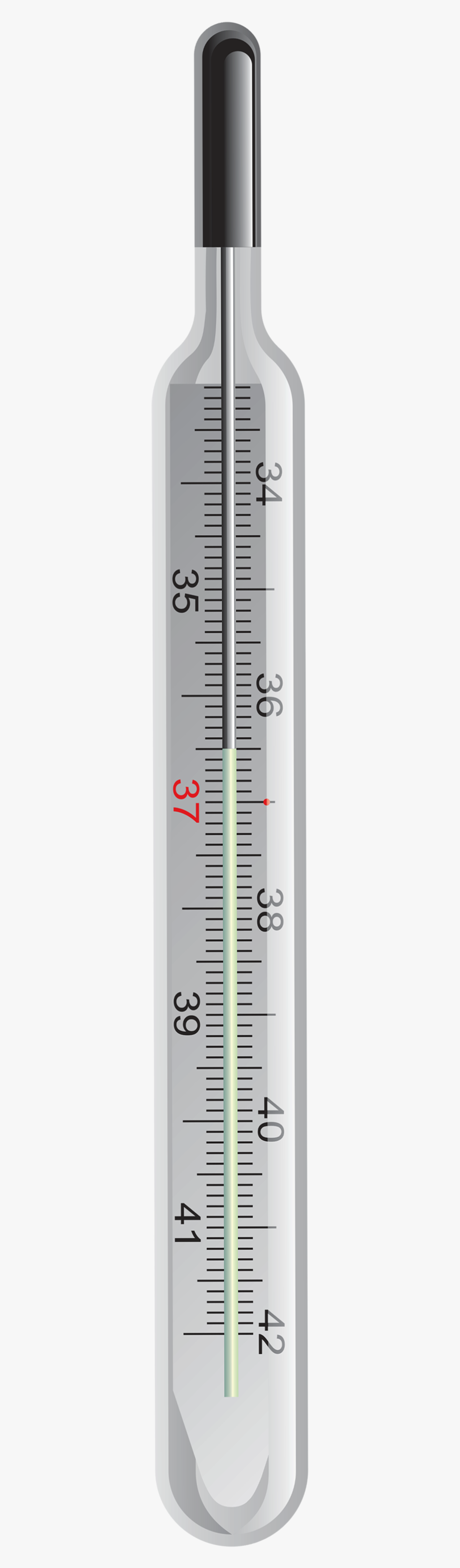 Thermometer Clipart Black And White Png, Transparent Clipart