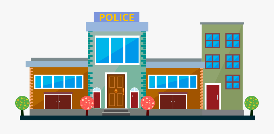 Police Station Police Officer Clip Art - Police Station Building Clipart, Transparent Clipart