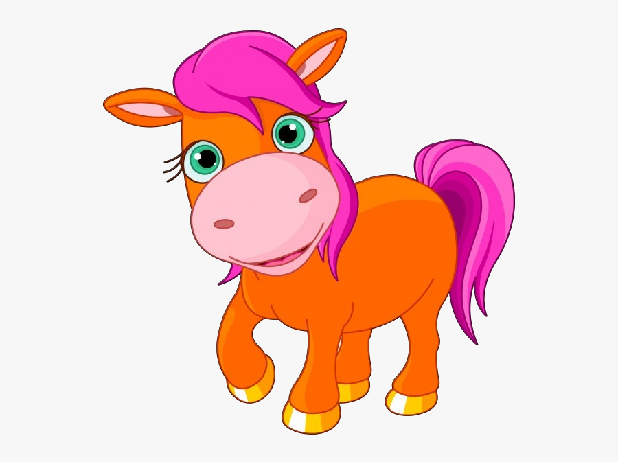 Cartoon Horse Clipart - Pony Clipart, Transparent Clipart