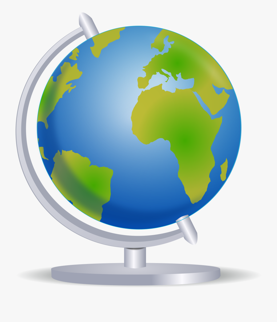 Globe Clipart Stand Clipart - Globe With Stand Clipart, Transparent Clipart