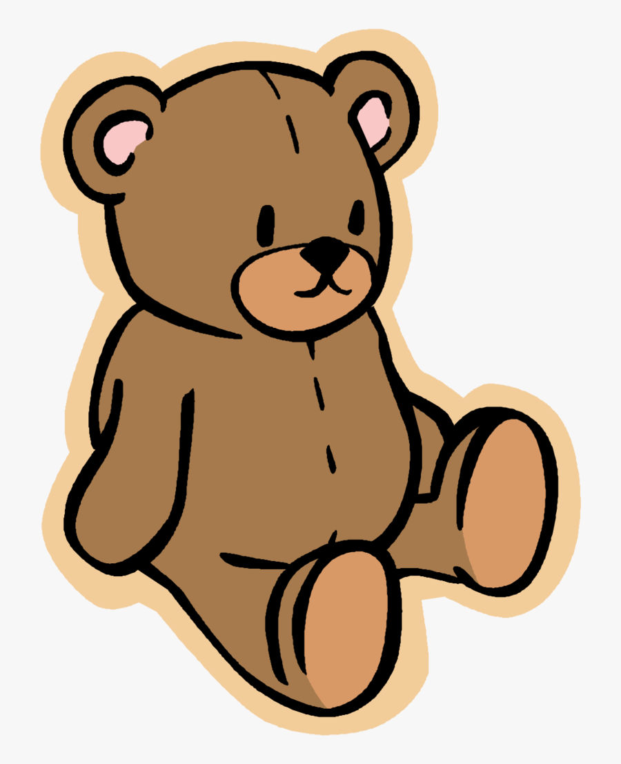 Animal Clipart Stuffed - Teddy Bear Cartoon Png, Transparent Clipart