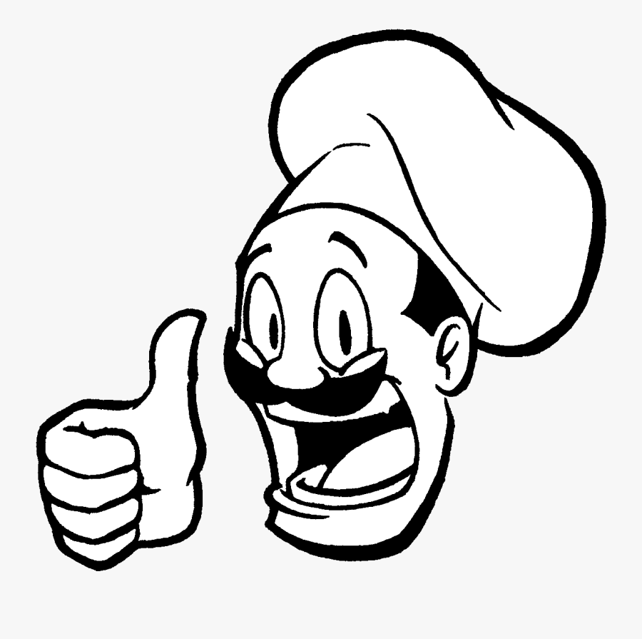 Clip Art Black And White Chef Clipart - Antonio's Restaurant Kampala Menu, Transparent Clipart
