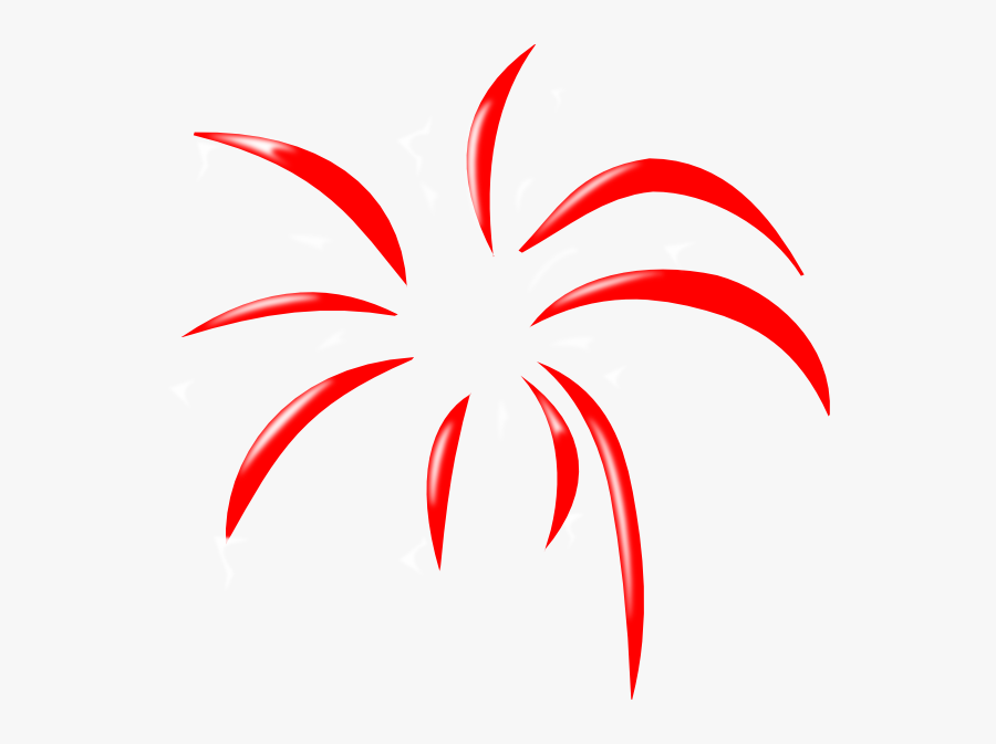 Animated - Fireworks - Moving - Simple Firework Clip Art, Transparent Clipart